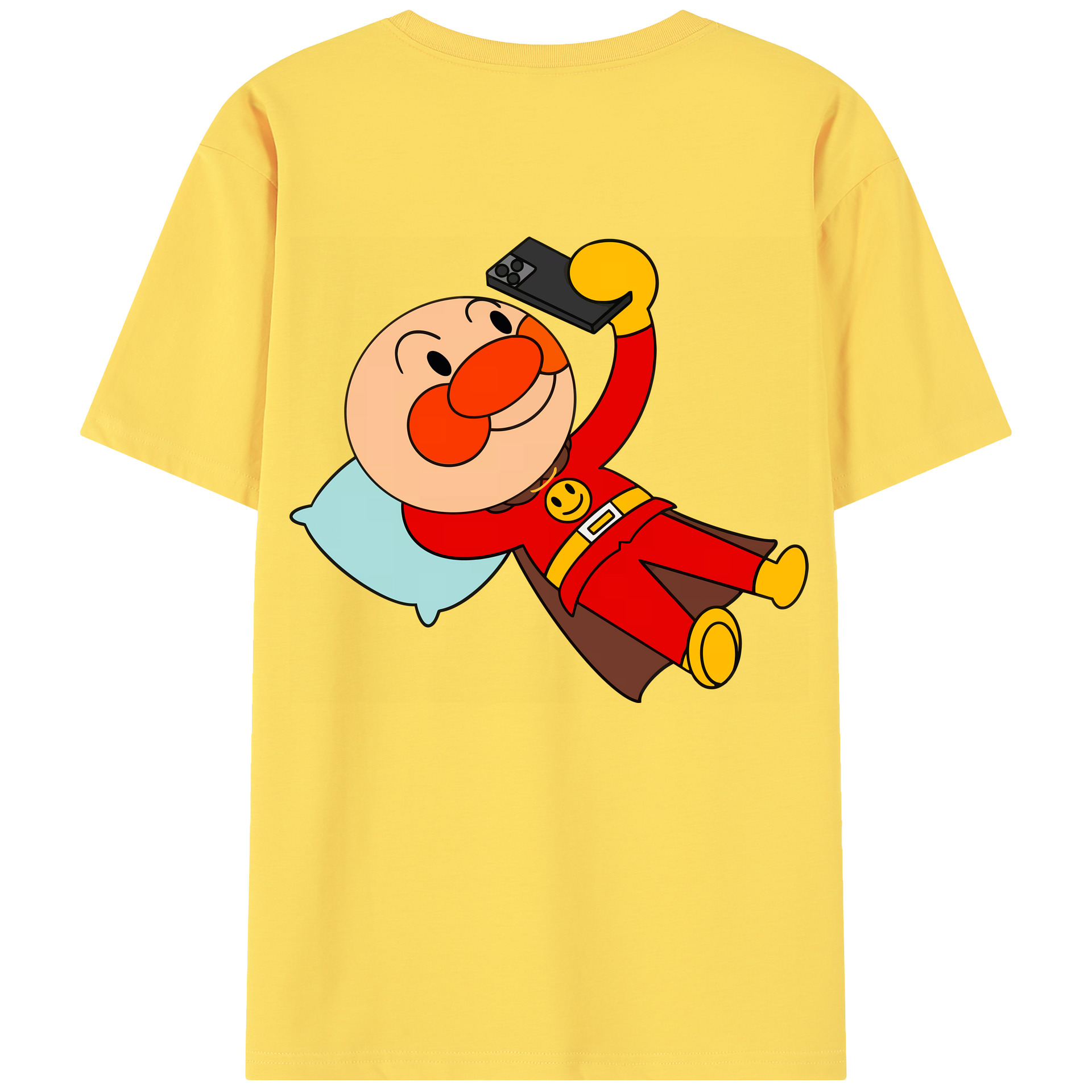 （画像用） アンパンマン Anpanman 綿100％半袖Tシャツ（背面プリント）