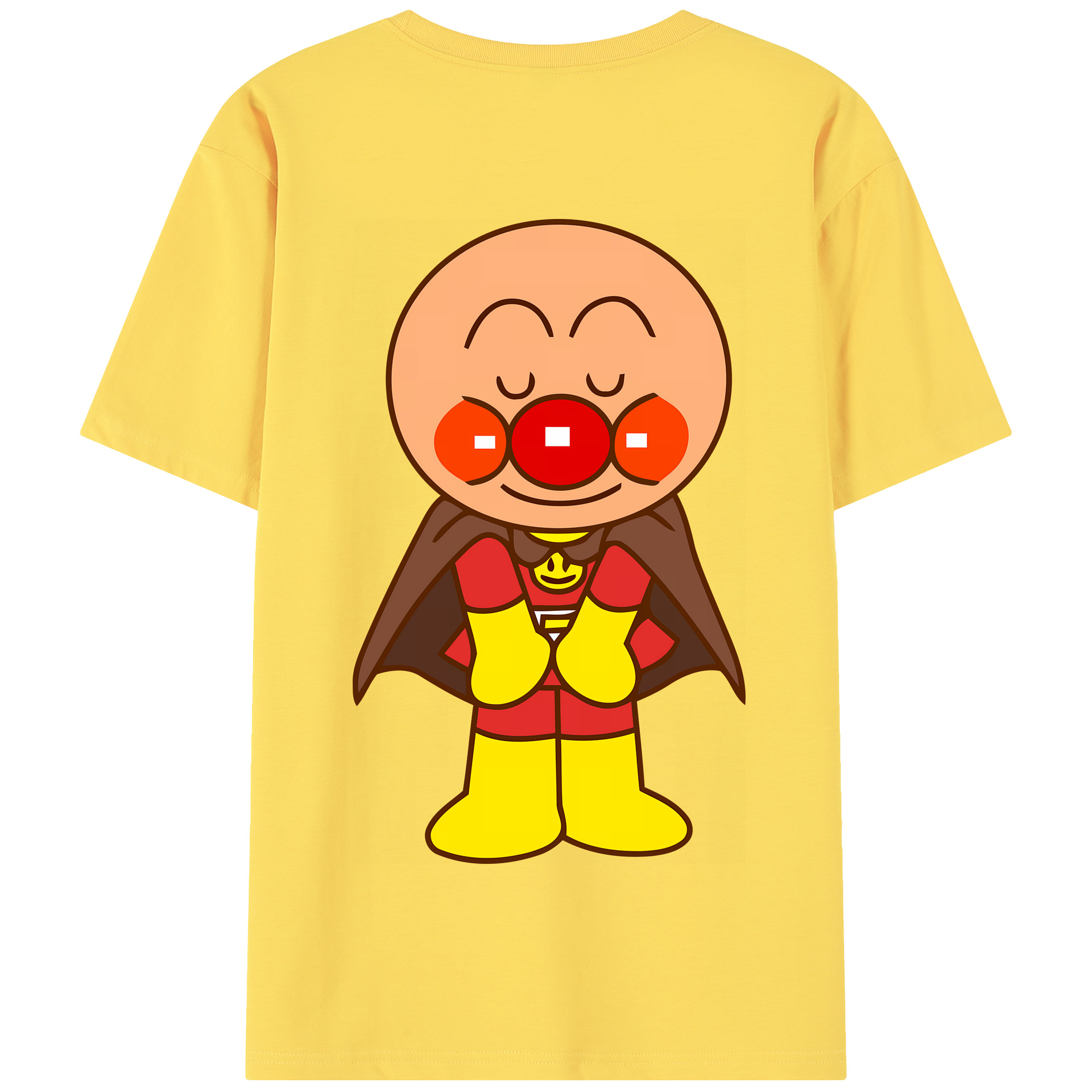 （画像用） アンパンマン Anpanman 綿100％半袖Tシャツ（背面プリント）