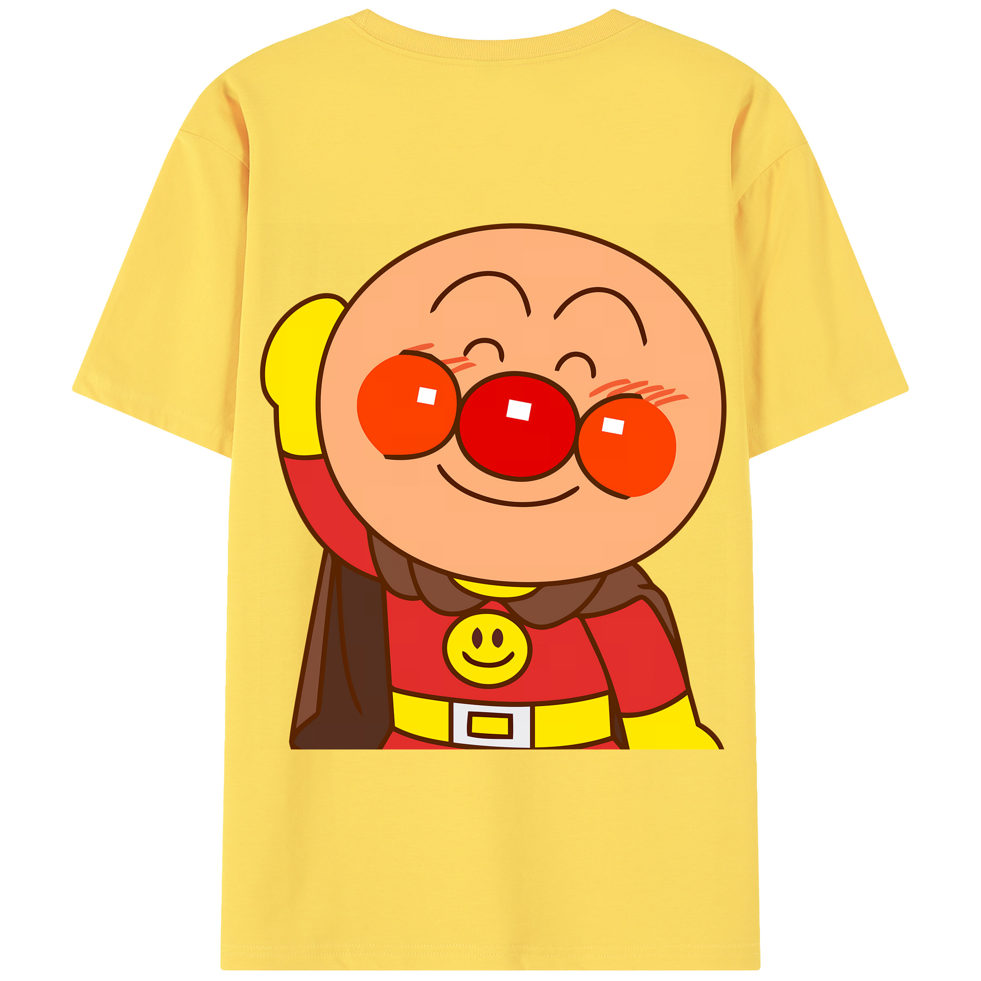 （画像用） アンパンマン Anpanman 綿100％半袖Tシャツ（背面プリント）