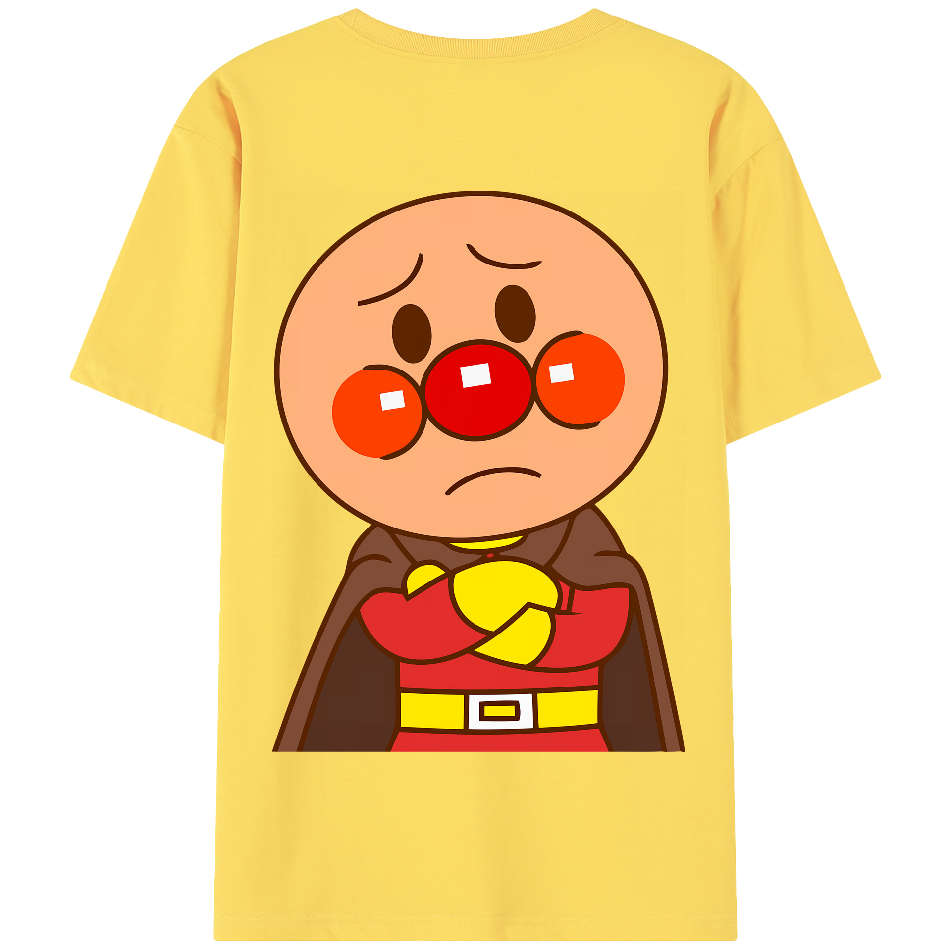 （画像用） アンパンマン Anpanman 綿100％半袖Tシャツ（背面プリント）