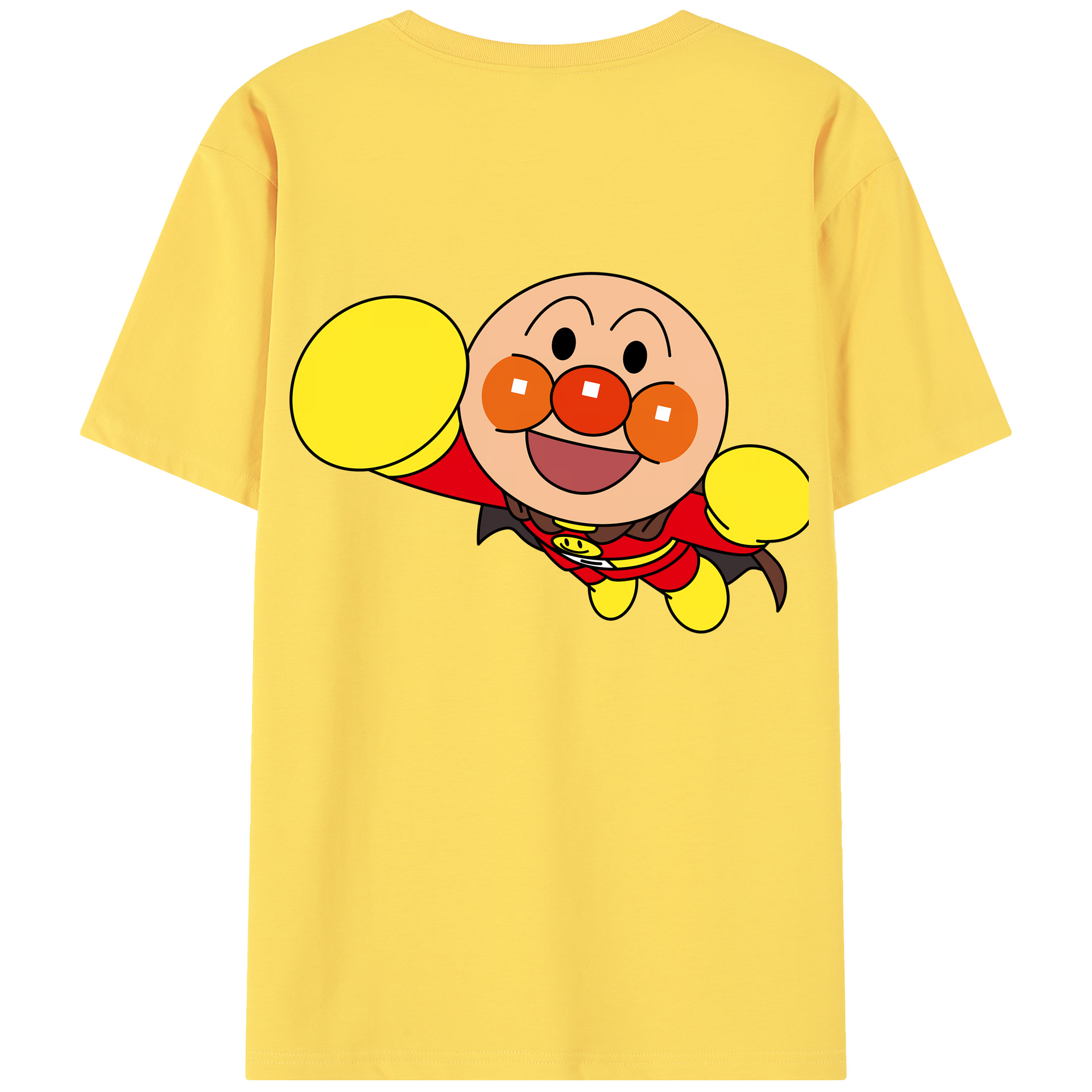 （画像用） アンパンマン Anpanman 綿100％半袖Tシャツ（背面プリント）