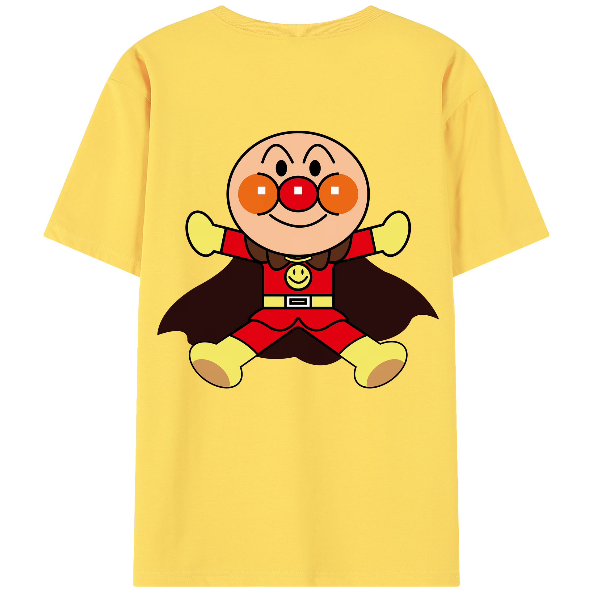 （画像用） アンパンマン Anpanman 綿100％半袖Tシャツ（背面プリント）