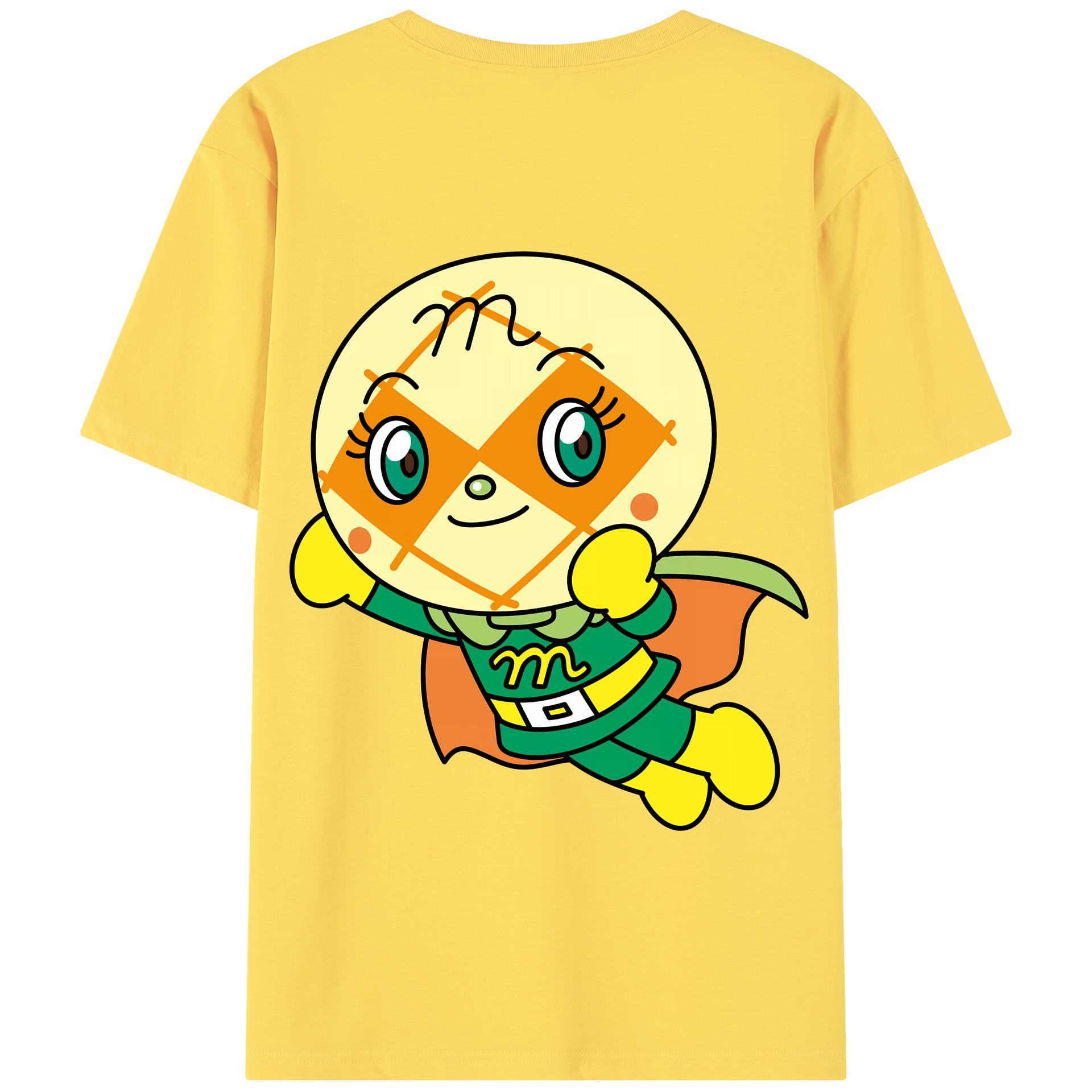 （画像用） アンパンマン Anpanman 綿100％半袖Tシャツ（背面プリント）