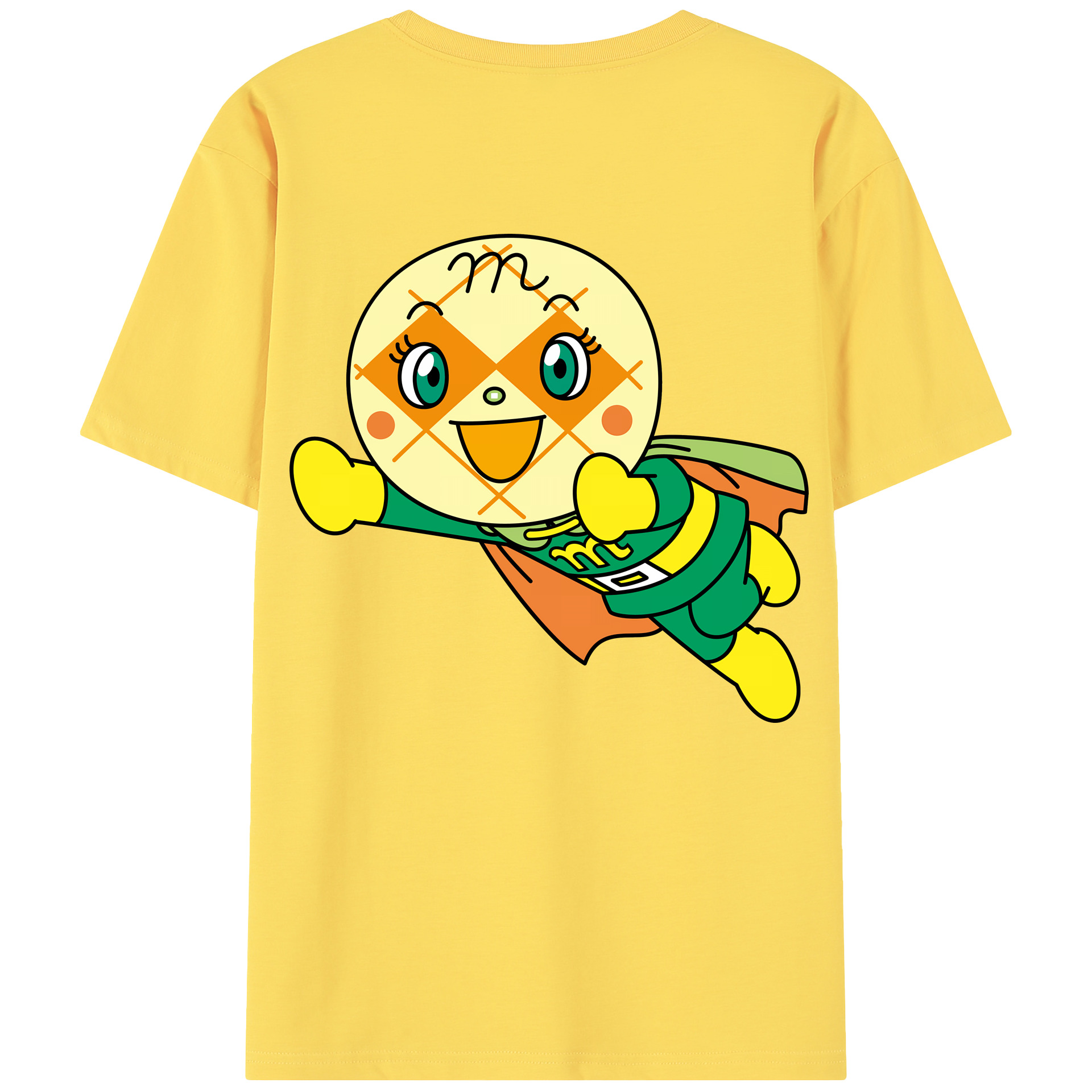 （画像用） アンパンマン Anpanman 綿100％半袖Tシャツ（背面プリント）