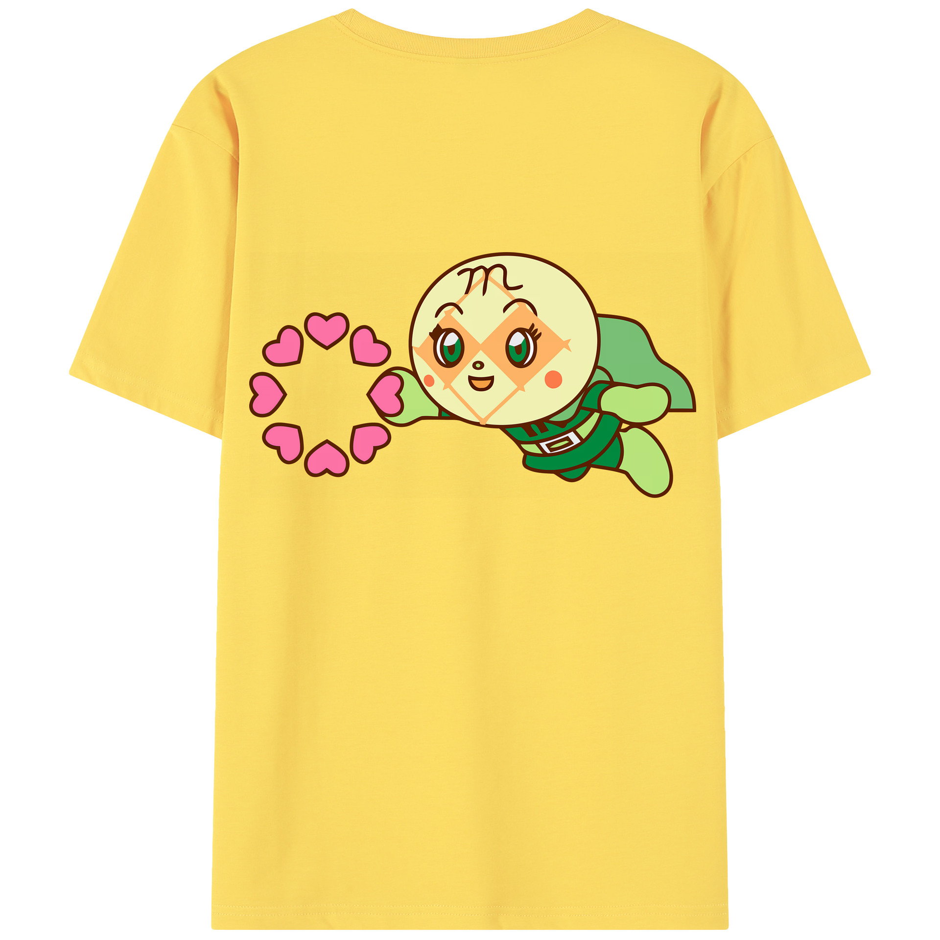 （画像用） アンパンマン Anpanman 綿100％半袖Tシャツ（背面プリント）