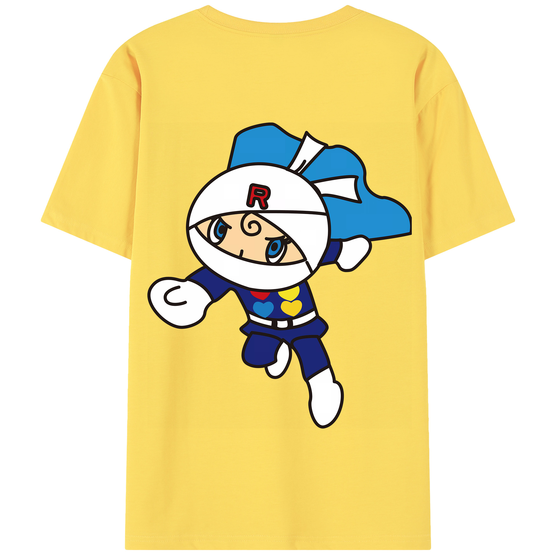 （画像用） アンパンマン Anpanman 綿100％半袖Tシャツ（背面プリント）