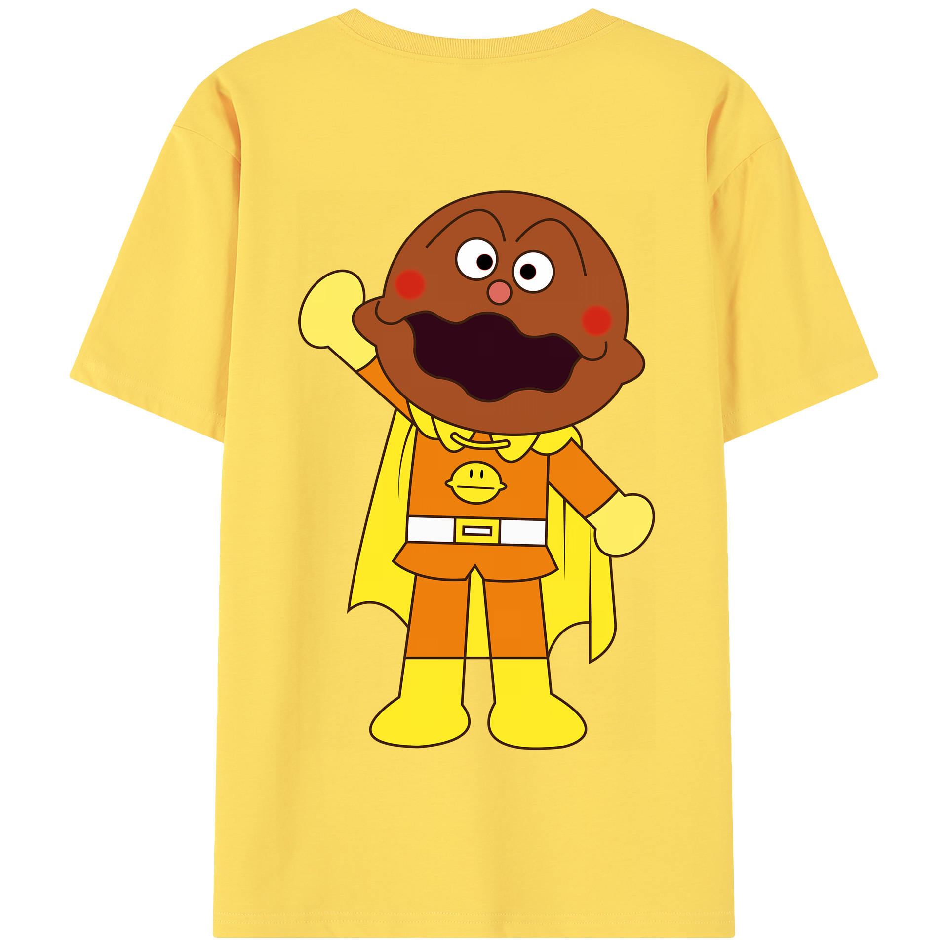 （画像用） アンパンマン Anpanman 綿100％半袖Tシャツ（背面プリント）