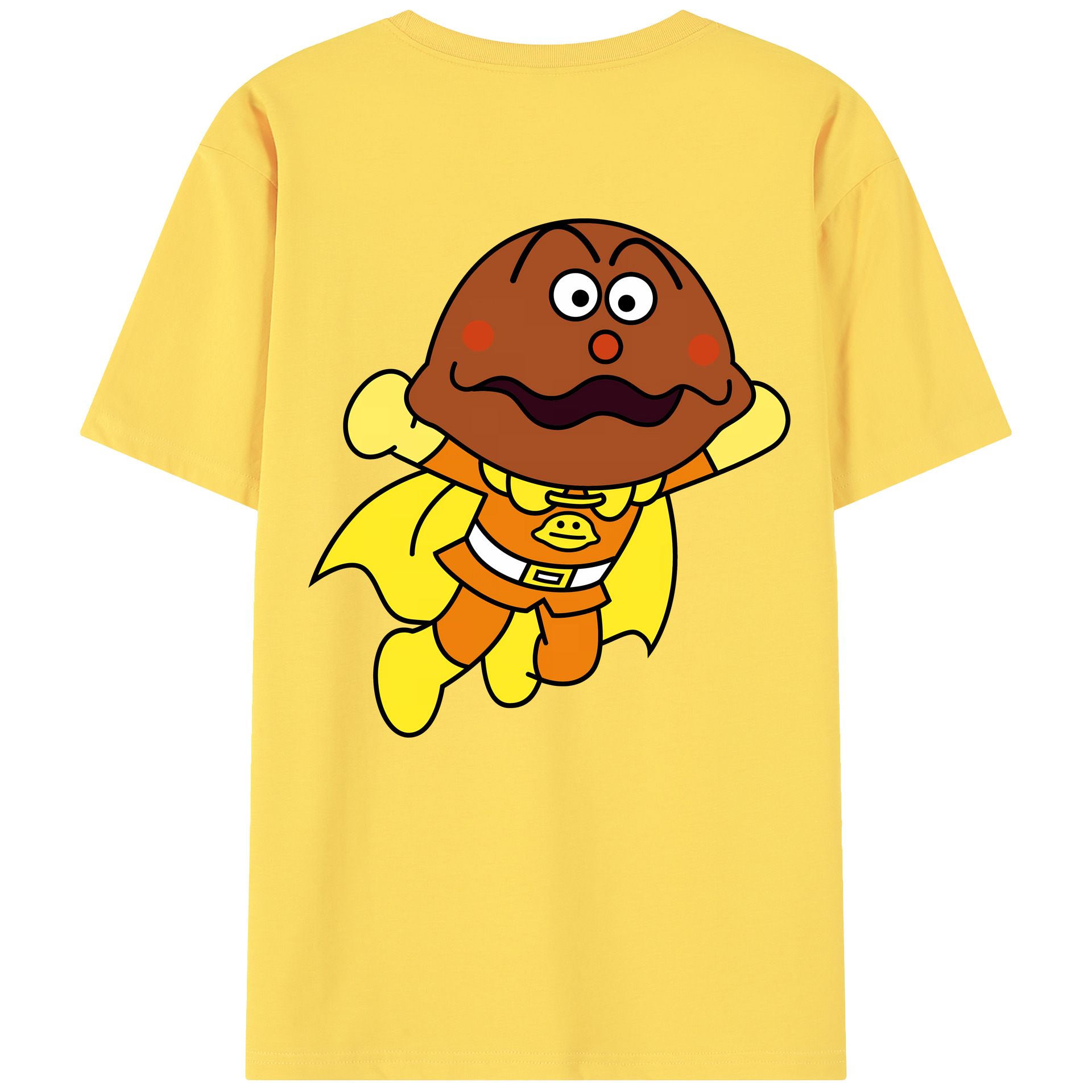 （画像用） アンパンマン Anpanman 綿100％半袖Tシャツ（背面プリント）