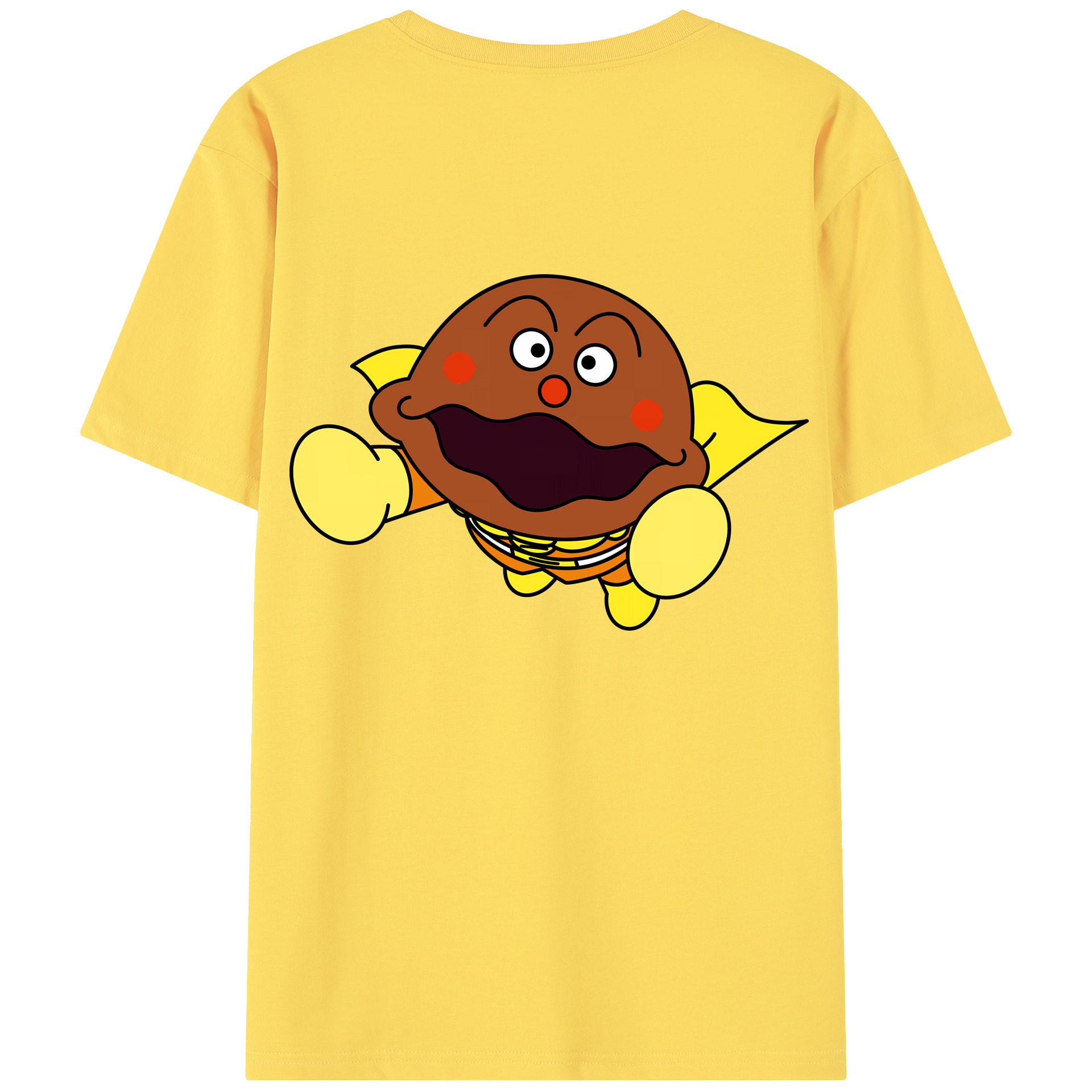 （画像用） アンパンマン Anpanman 綿100％半袖Tシャツ（背面プリント）