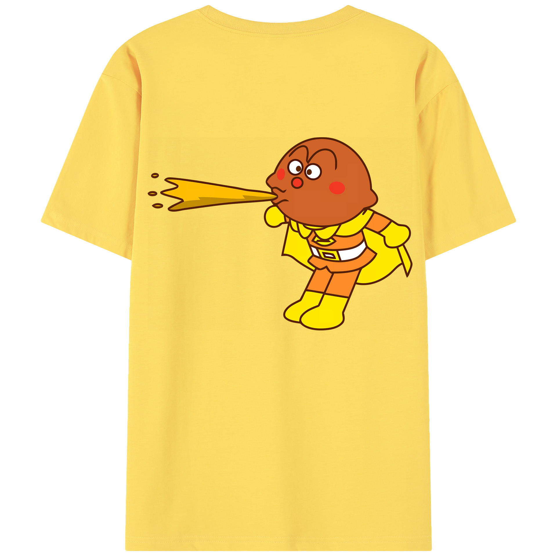 （画像用） アンパンマン Anpanman 綿100％半袖Tシャツ（背面プリント）