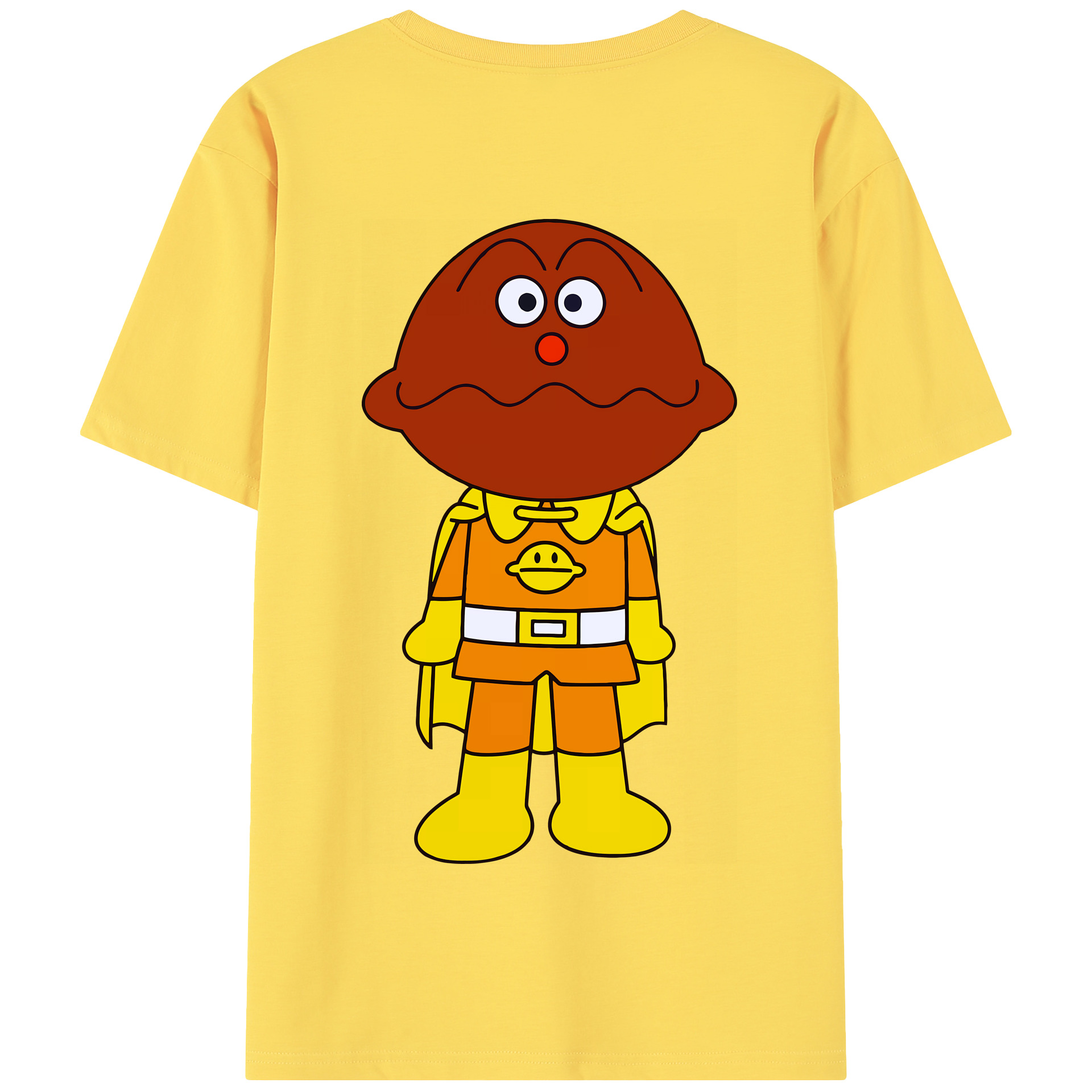 （画像用） アンパンマン Anpanman 綿100％半袖Tシャツ（背面プリント）