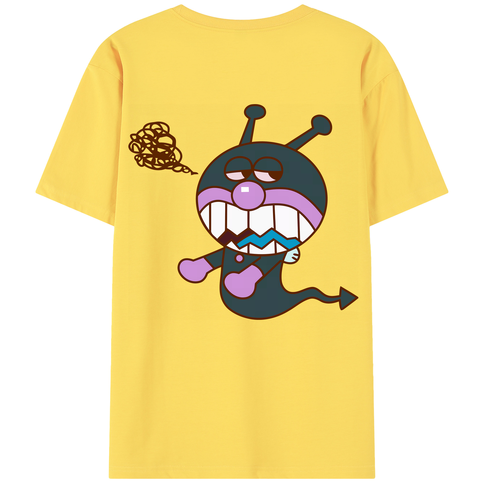 （画像用） アンパンマン Anpanman 綿100％半袖Tシャツ（背面プリント）