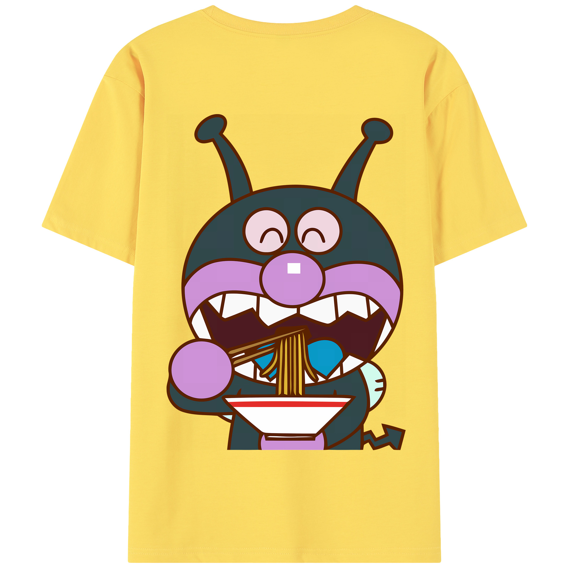 （画像用） アンパンマン Anpanman 綿100％半袖Tシャツ（背面プリント）