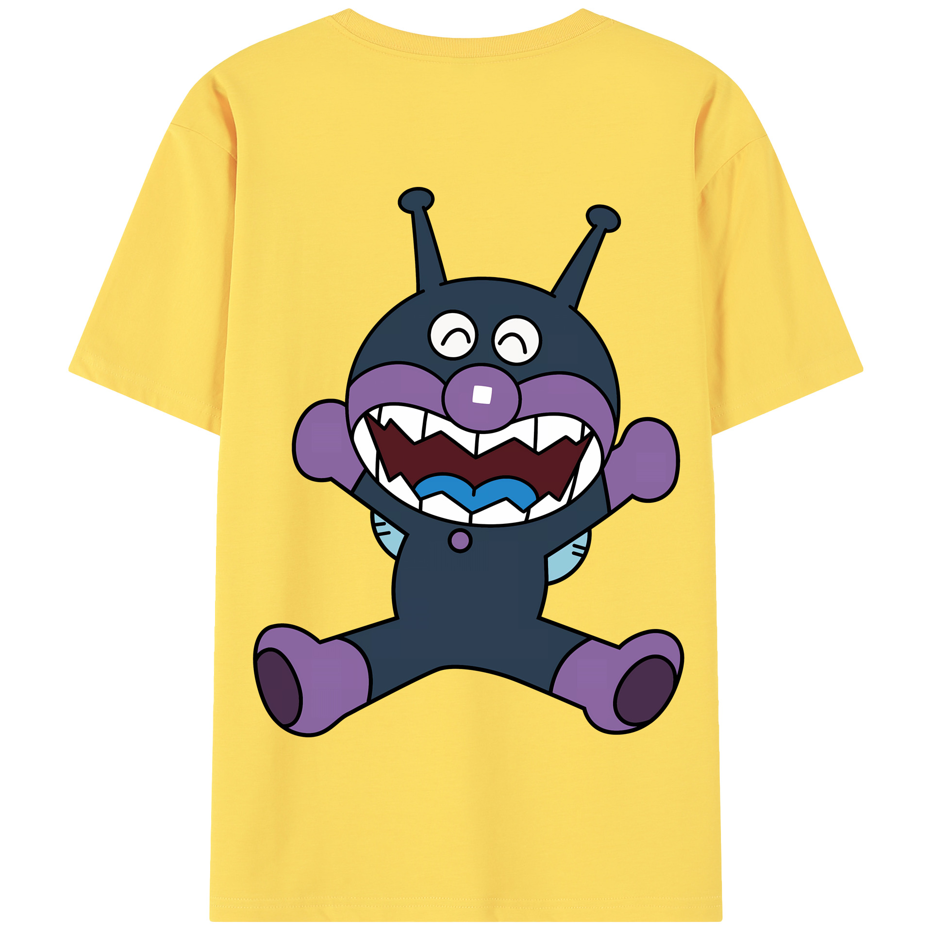 （画像用） アンパンマン Anpanman 綿100％半袖Tシャツ（背面プリント）