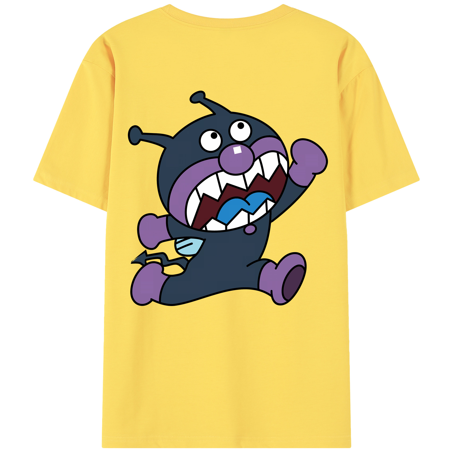 （画像用） アンパンマン Anpanman 綿100％半袖Tシャツ（背面プリント）