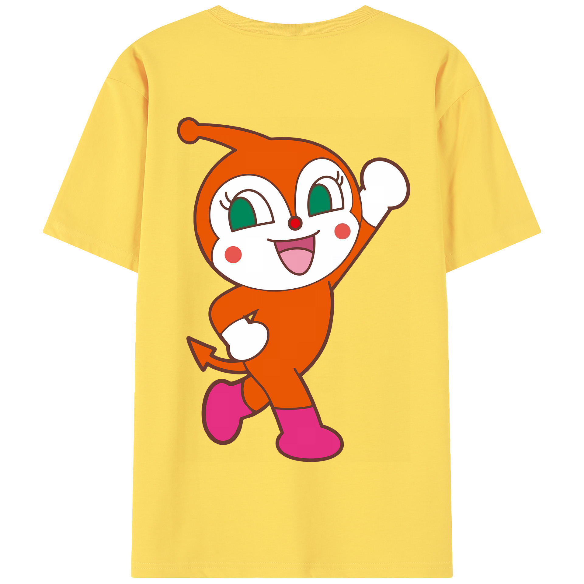 （画像用） アンパンマン Anpanman 綿100％半袖Tシャツ（背面プリント）