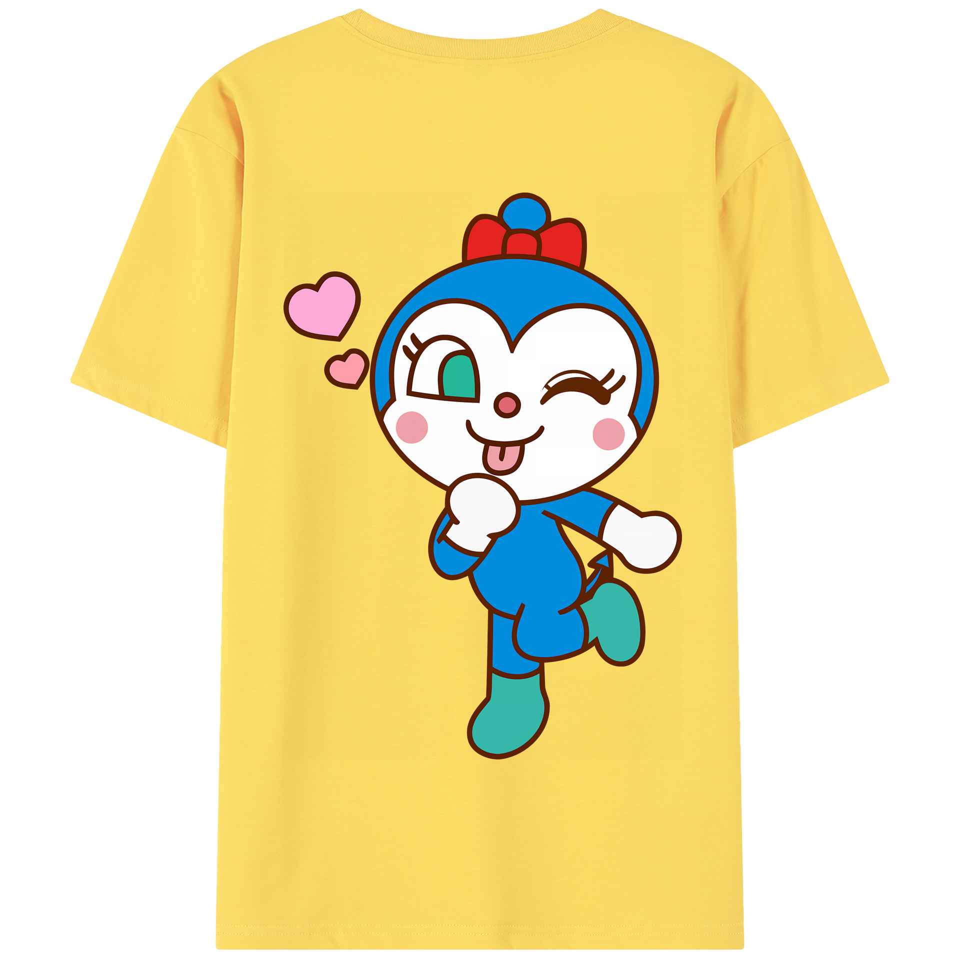 （画像用） アンパンマン Anpanman 綿100％半袖Tシャツ（背面プリント）