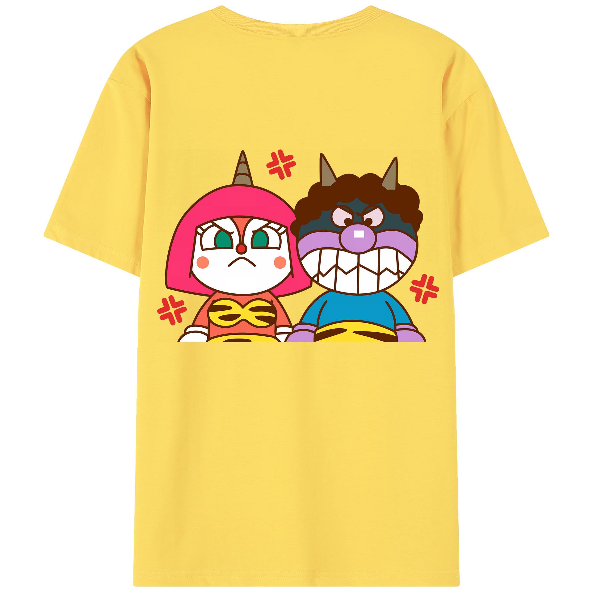 （画像用） アンパンマン Anpanman 綿100％半袖Tシャツ（背面プリント）