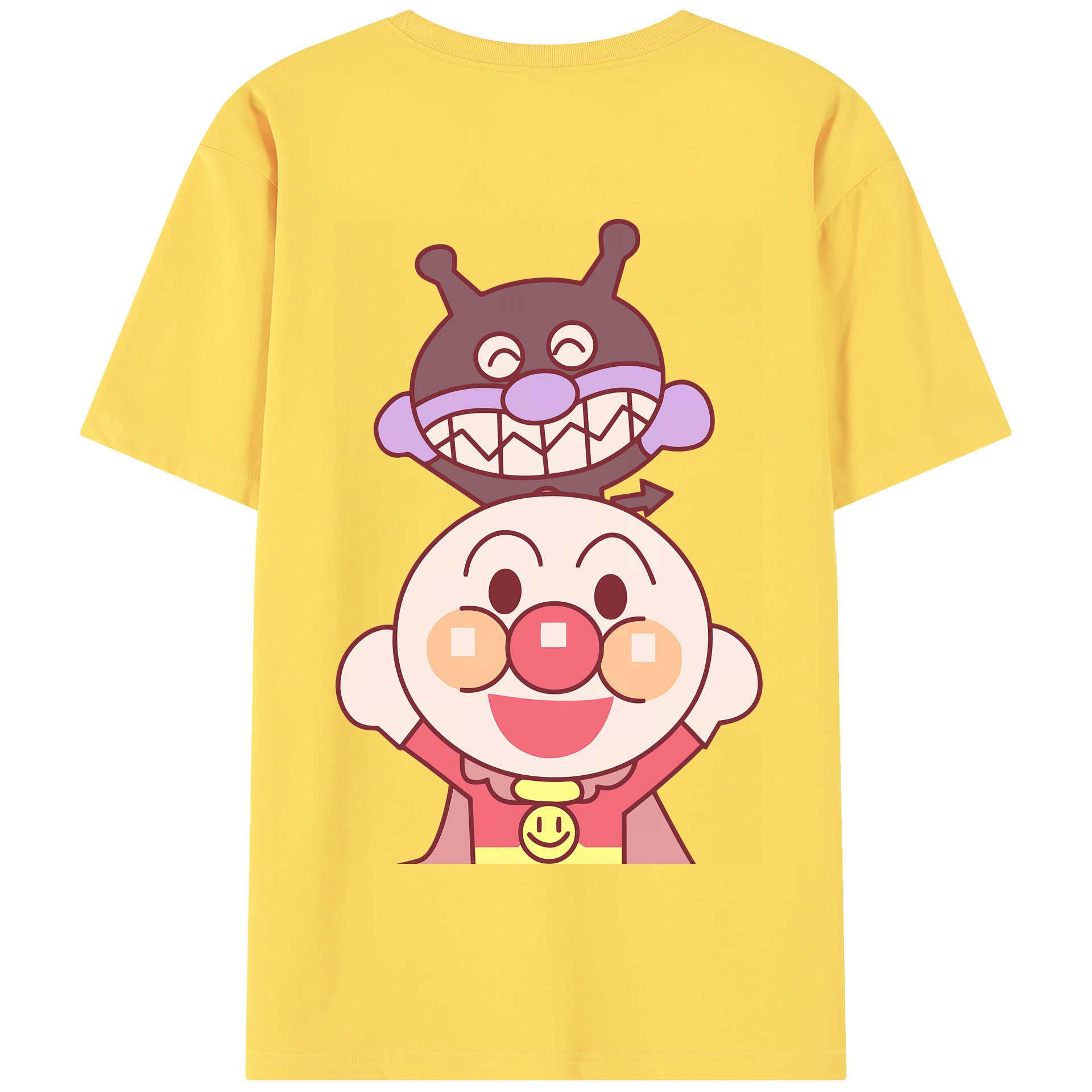 アンパンマン Anpanman 綿100％半袖Tシャツ（背面プリント）