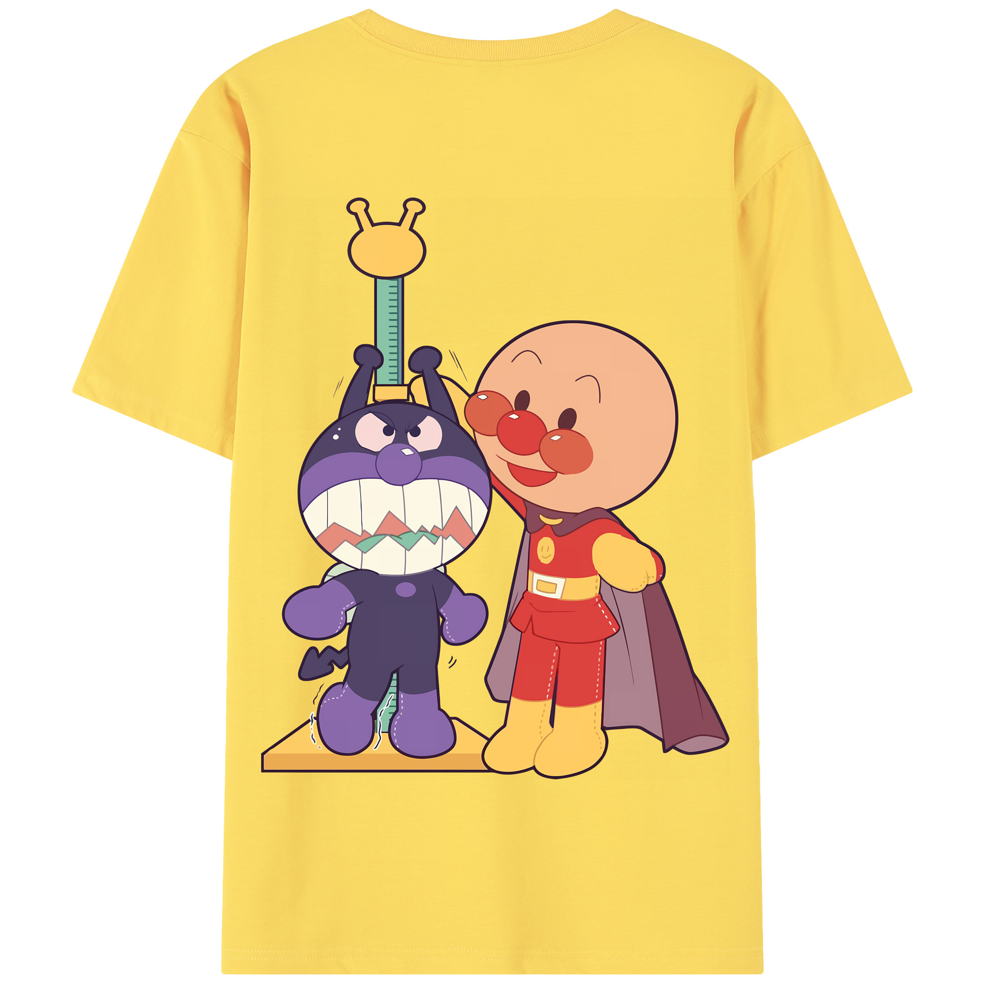（画像用） アンパンマン Anpanman 綿100％半袖Tシャツ（背面プリント）