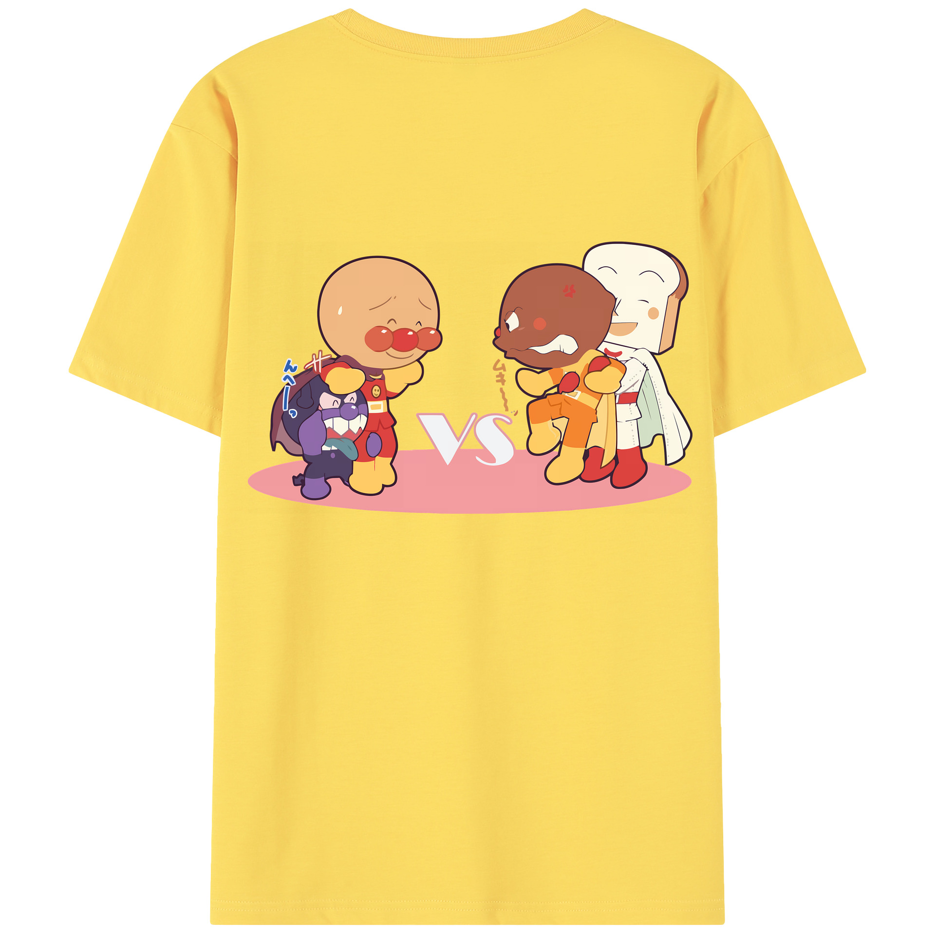 （画像用） アンパンマン Anpanman 綿100％半袖Tシャツ（背面プリント）