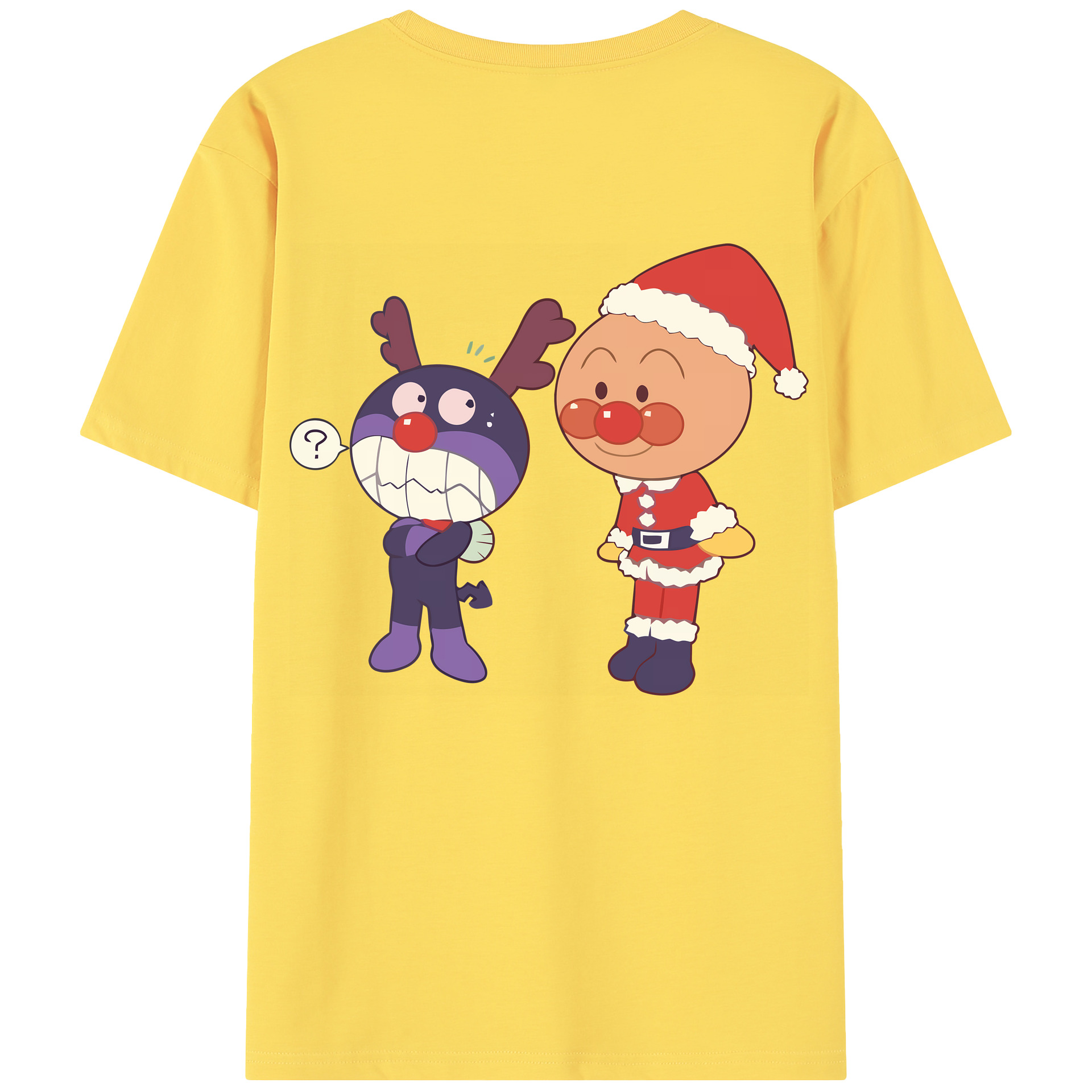 （画像用） アンパンマン Anpanman 綿100％半袖Tシャツ（背面プリント）