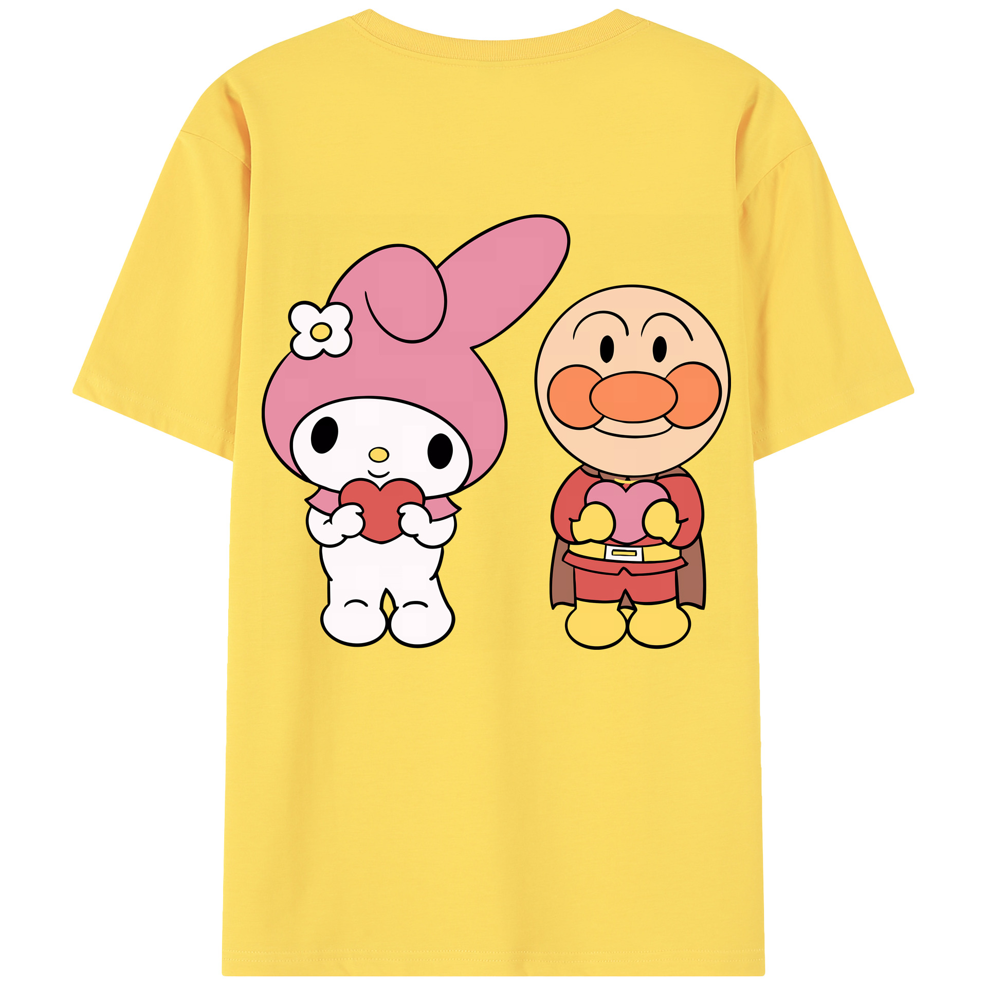 （画像用） アンパンマン Anpanman 綿100％半袖Tシャツ（背面プリント）